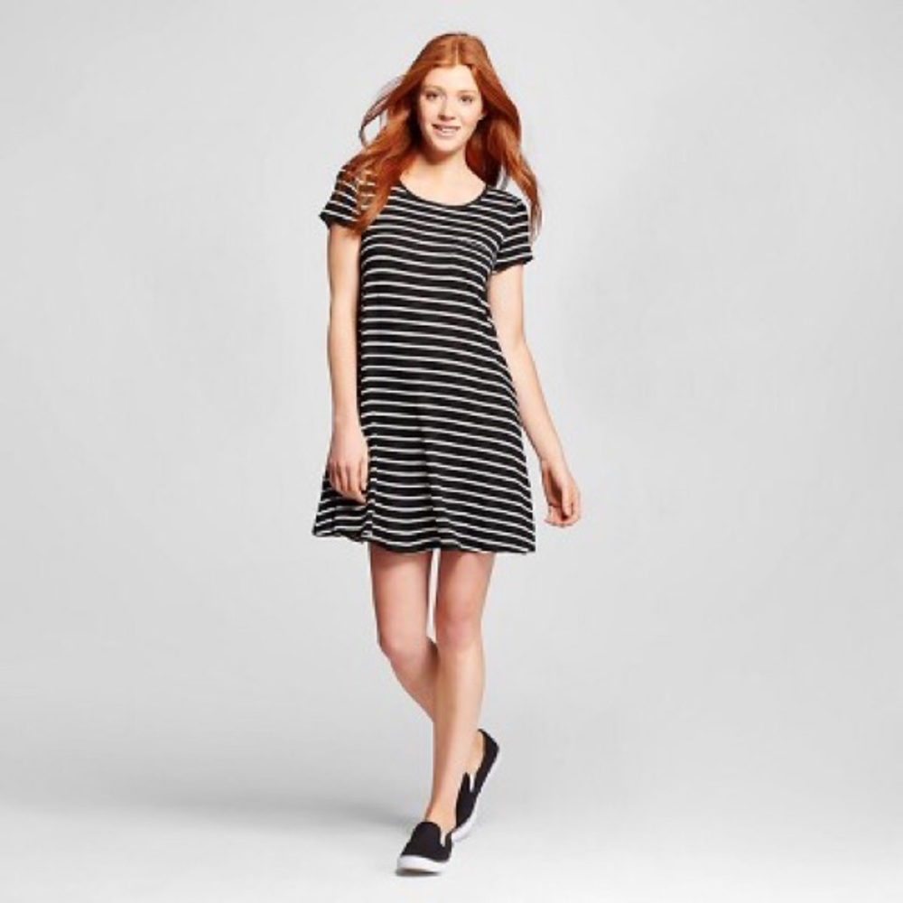 Striped T-Shirt Dress